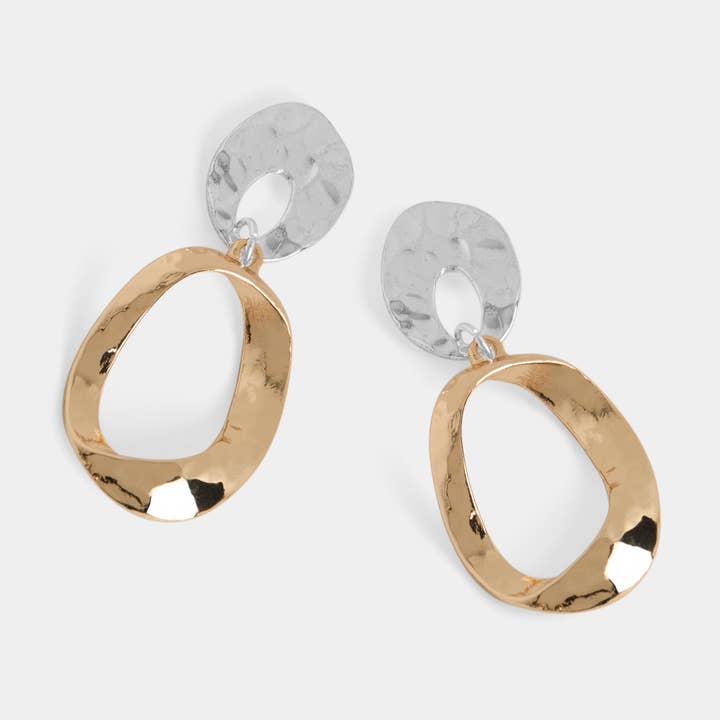 Créole Torsadé Martelé - Métal Mélangé pour la vente par Whispers