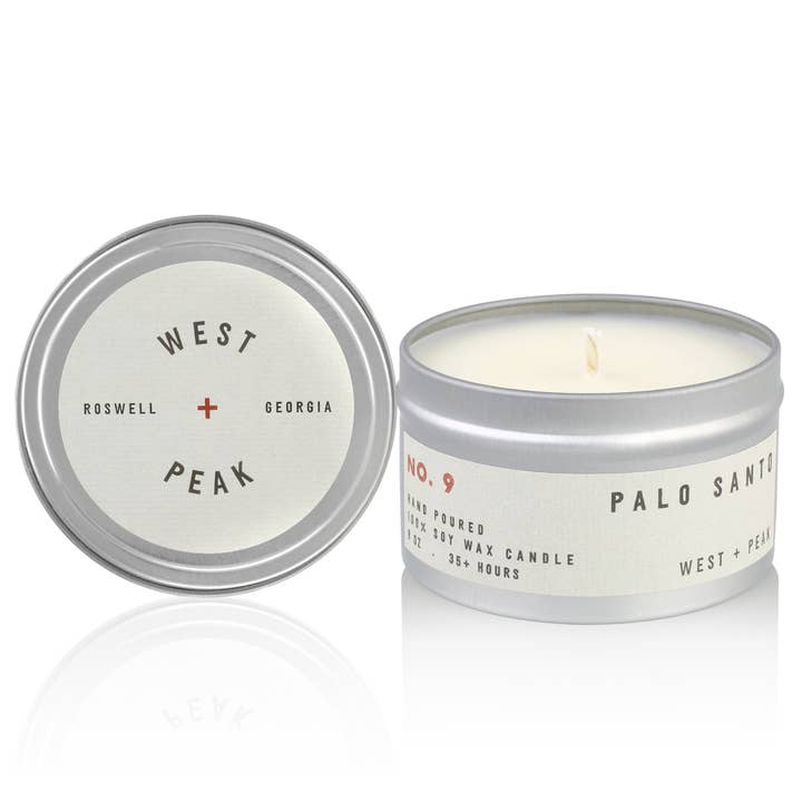 Palo Santo - 8 oz tin for wholesale by West + Peak