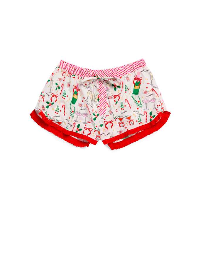 Shiraleah – wholesale Lounge shorts – Women's – ASST/6 CELEBRATION BOXER SHORTS,IVORY