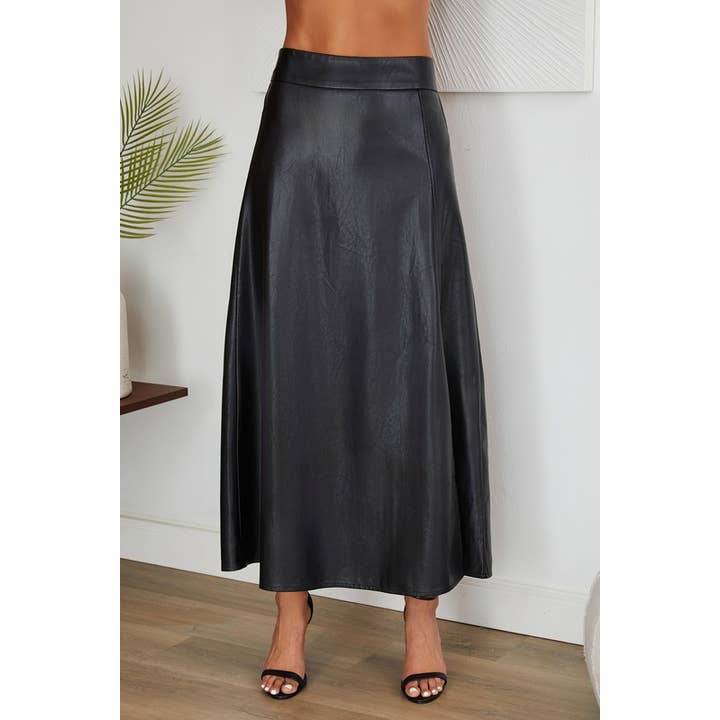 PU MAXI SKIRT WITH SIDE SLIT (92003-PU) and other Purchase Wholesale puebco. Free Returns & Net 60 Terms on Faire trending on Faire.