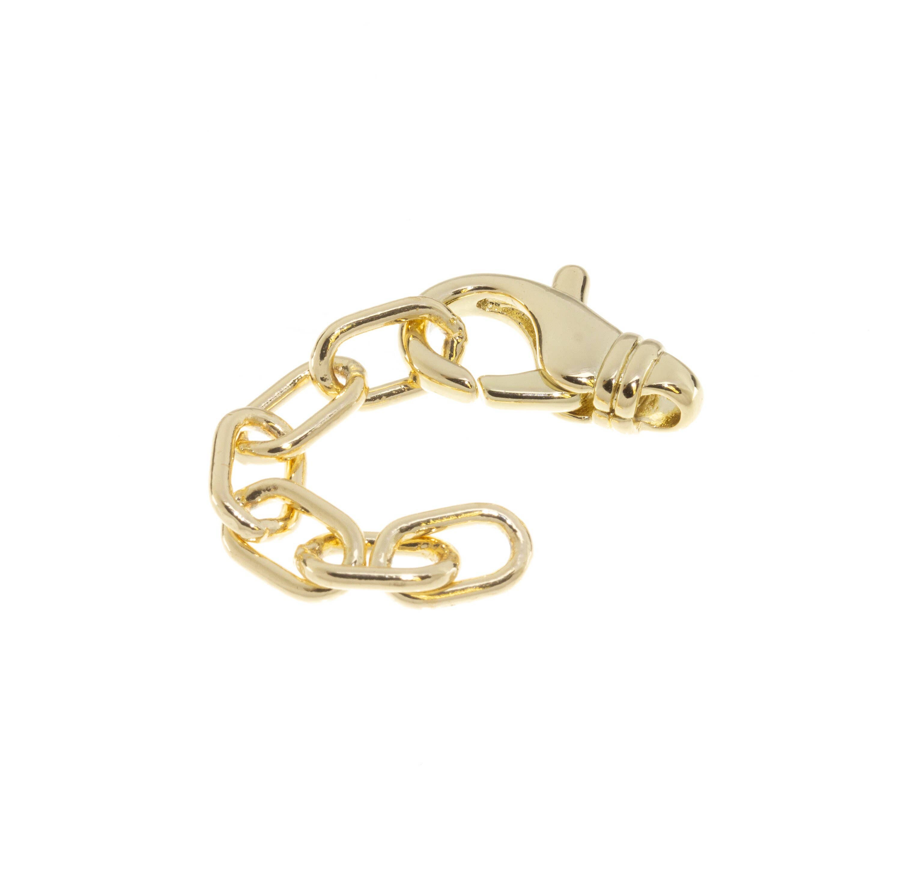 Jewel Pledge - Wholesale Clasp - Gold Lobster Claw Enhancer Clasp for Jewelry making CLG2173