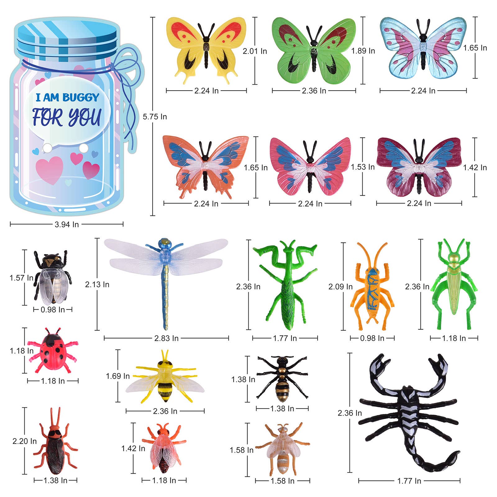 Fun Little Toys - Wholesale Valentine's Day Card - 36 pcs Valentine's Day Bug Catching Set2