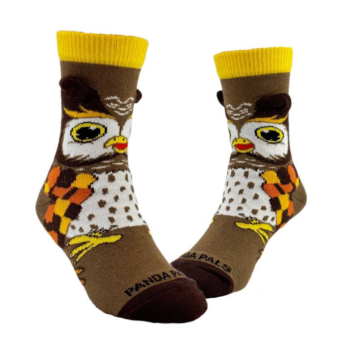 Owl Socks from the Sock Panda (Ages 3-7) for wholesale by Sock Panda