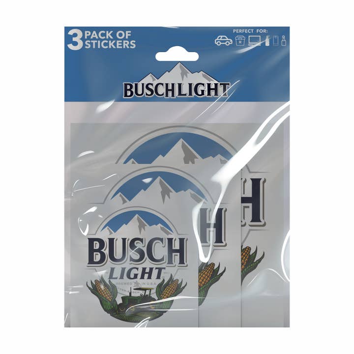 Smithco Distributing - Wholesale Phone & Laptop Stickers - Busch Light Decal - Beer Stickers, Busch Light Stickers5