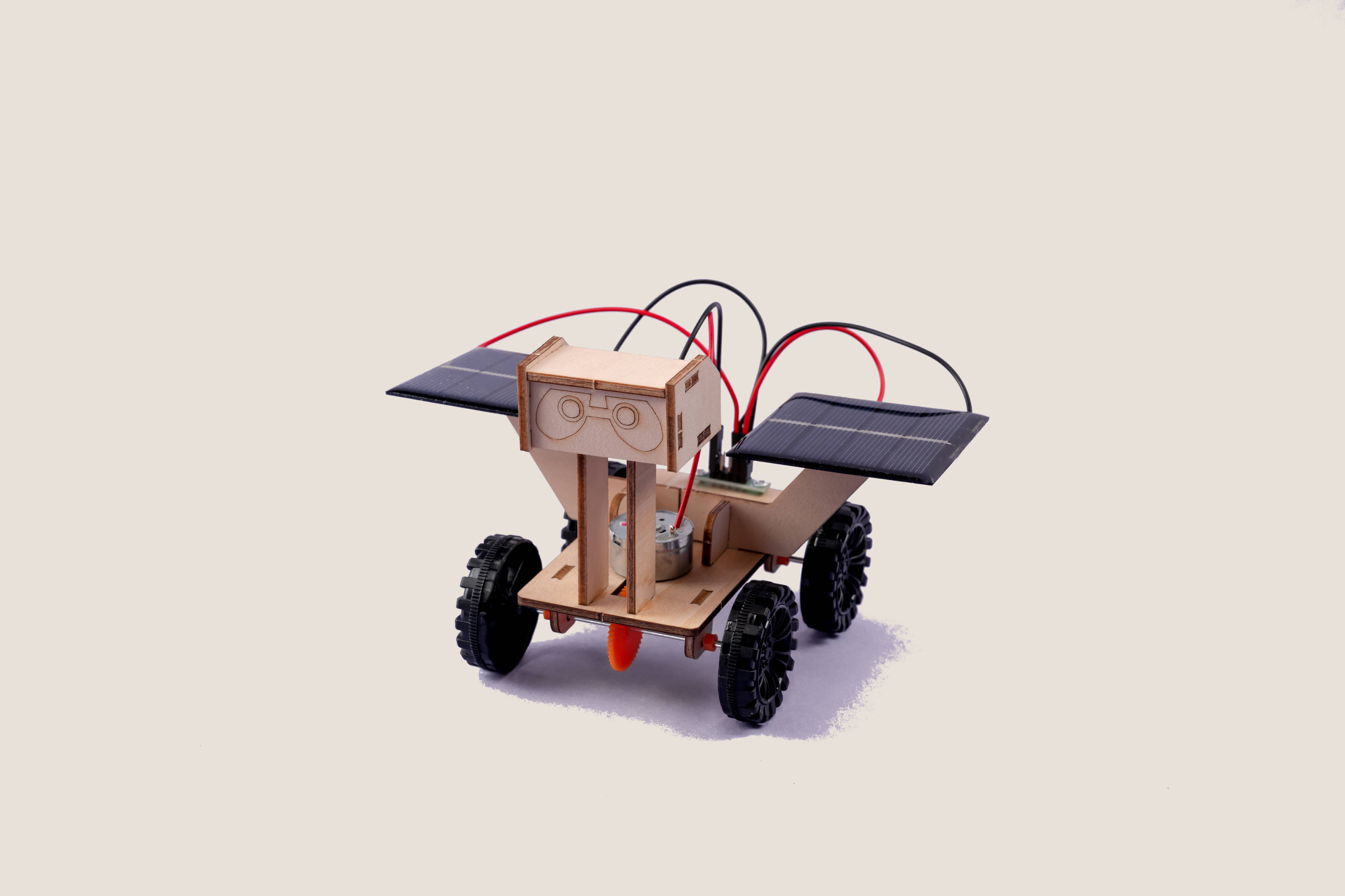 Kitsville - Venta al por mayor Kit de manualidades - Niños - Kit de bricolaje para Mars Exploration Rover alimentado con energía solar, juguete STEM3