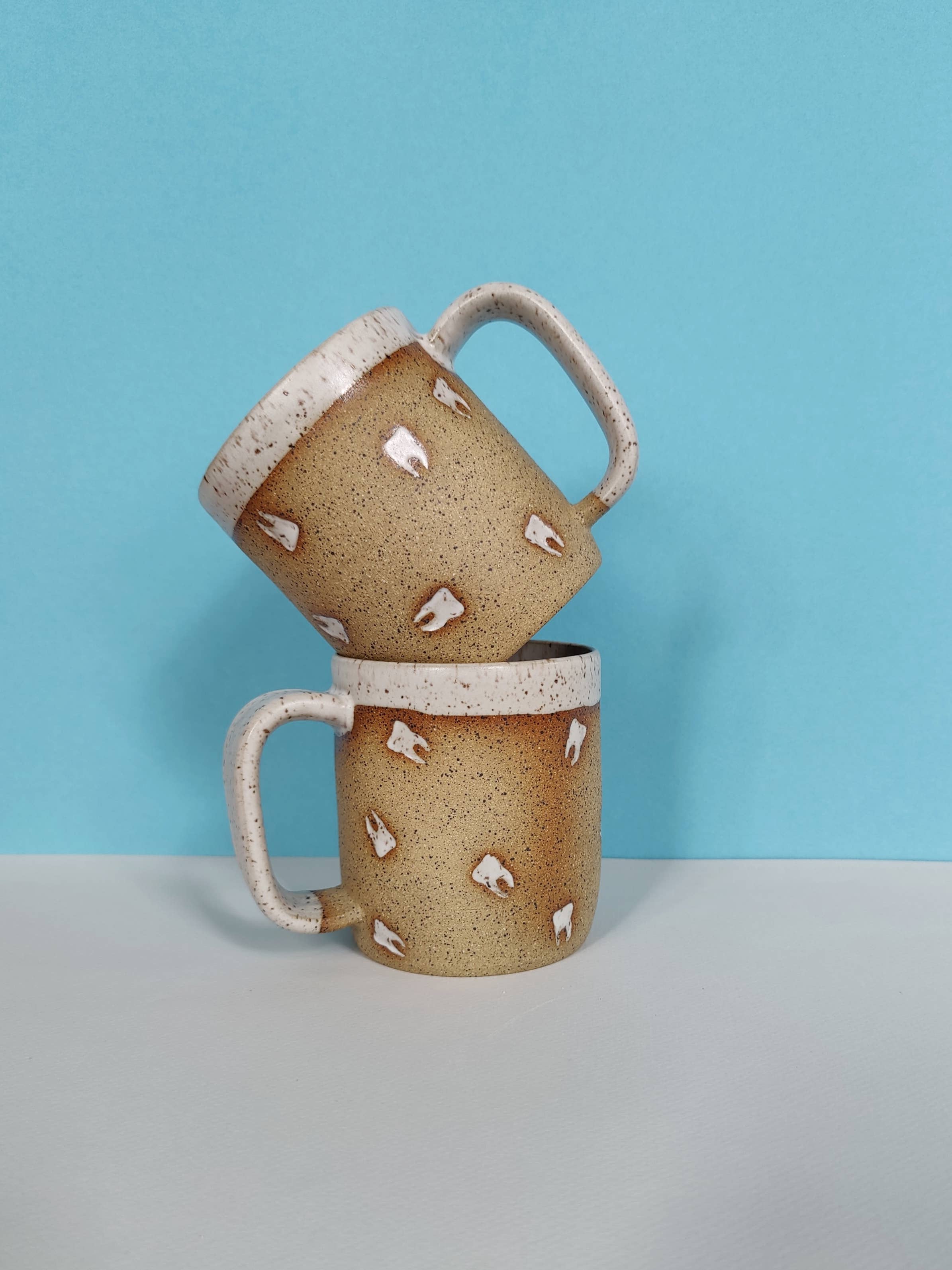 Osso Ceramics - Wholesale Coffee Mug - Floating Tooth Mug4