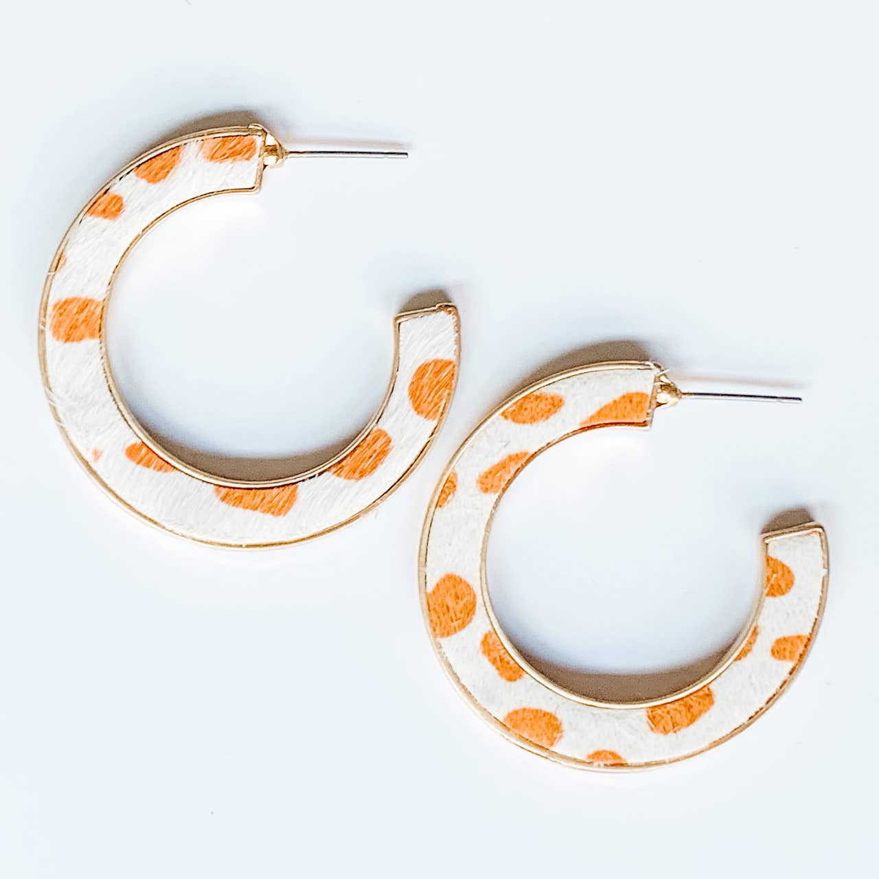 Lou & Co - Wholesale Hoop Earrings - E-398-Camel0