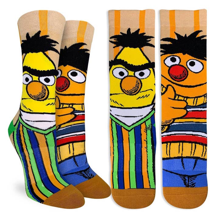Good Luck Sock - Wholesale Socks - Women's - Women's Sesame Street, Bert and Ernie Socks