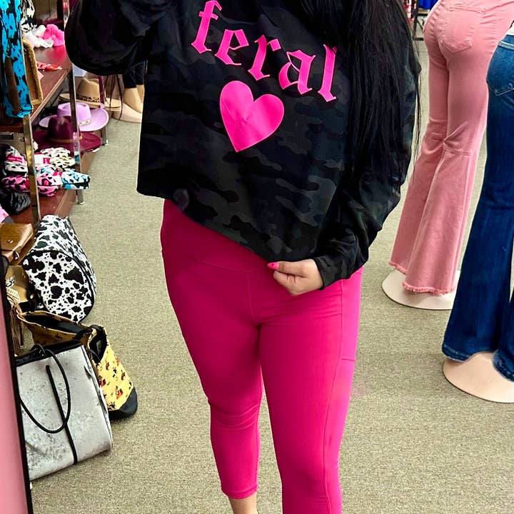 Feral Camo Cropped or Not Hoodie for wholesale by Gabriel Clothing Co