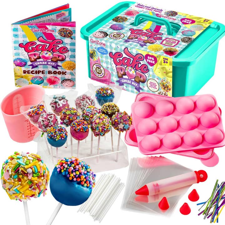 GirlZone Cake Pop Kids Baking Set for wholesale by Creative QT