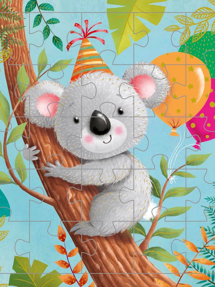 2596-21358 - Puzzle Pequeno coala no seu ramo por atacado de Multi Técnica de Papelería SA