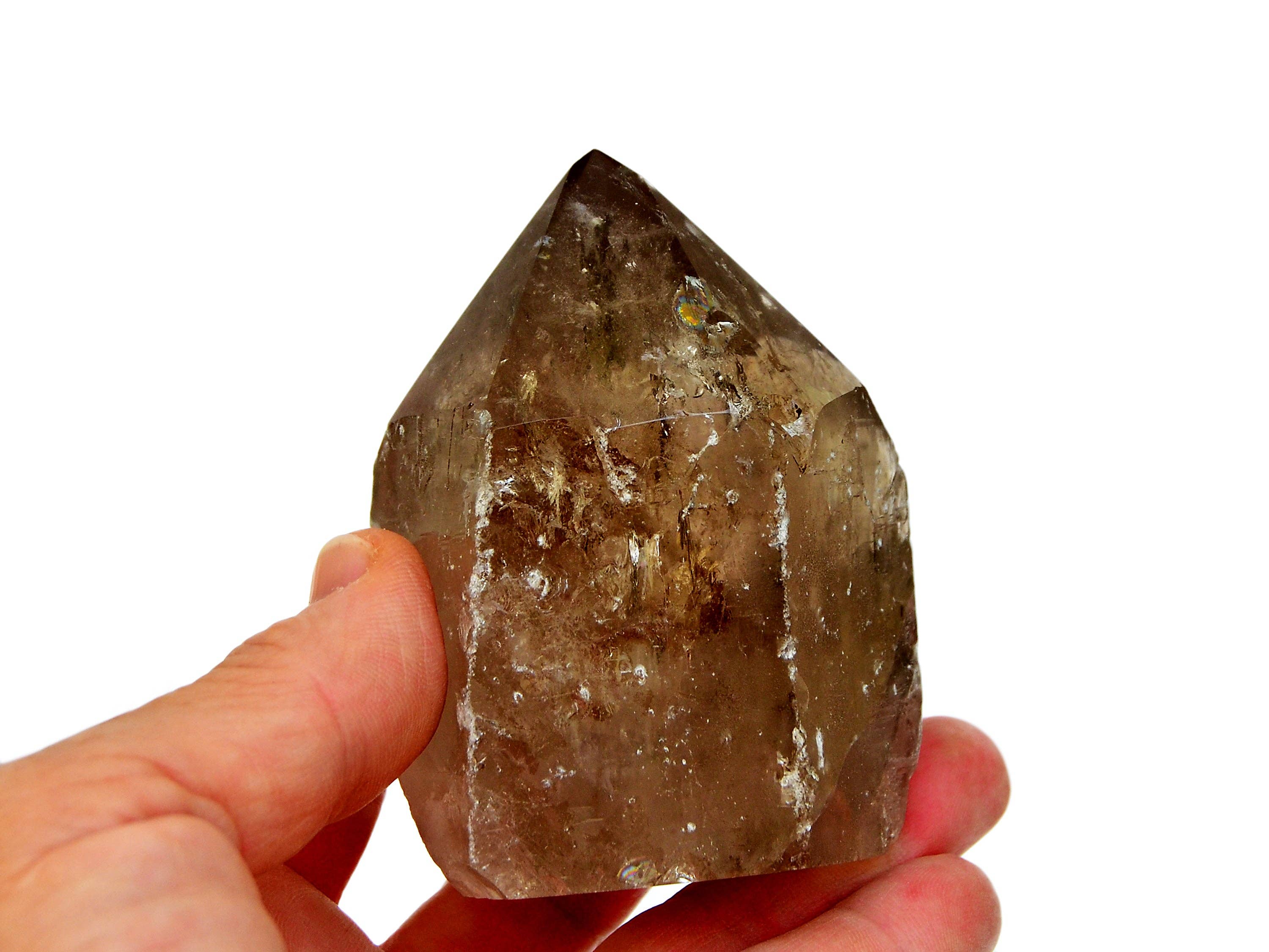 Kaia & Crystals - Wholesale Spiritual Stone/Crystal - Smoky Quartz Semi Polished Point (Brazil) - (200g - 450g) Extra Quality5
