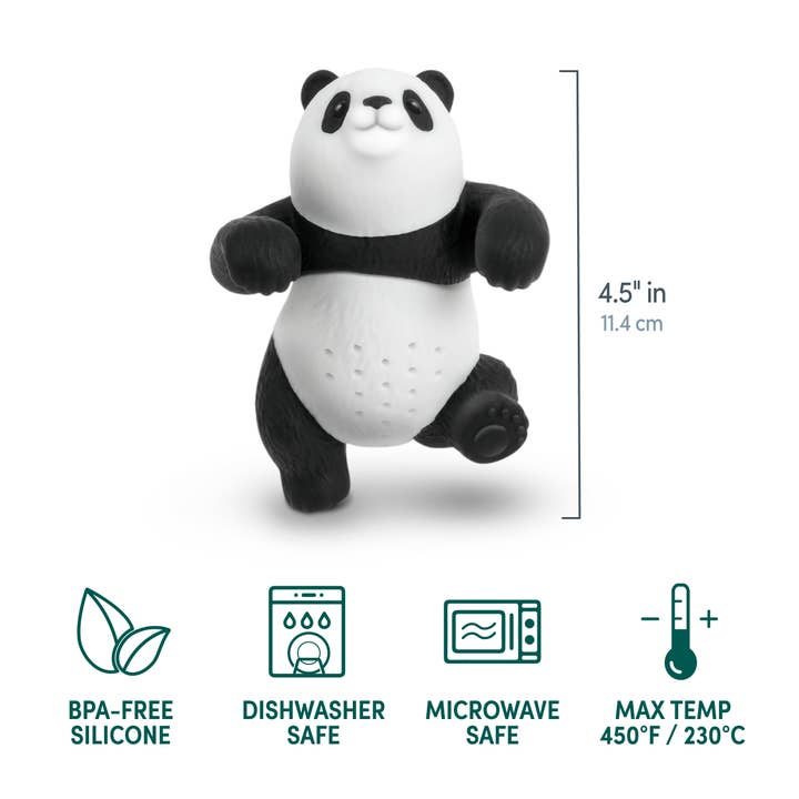 Fred & Friends - Wholesale Tea Strainer/Infuser - Bambrew - Panda Tea Infuser6