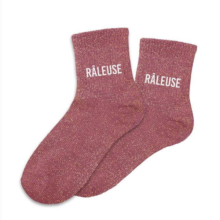 Glitzersocken RALEUSE Frau Mama Weihnachten für den Großhandel von BALOTTI