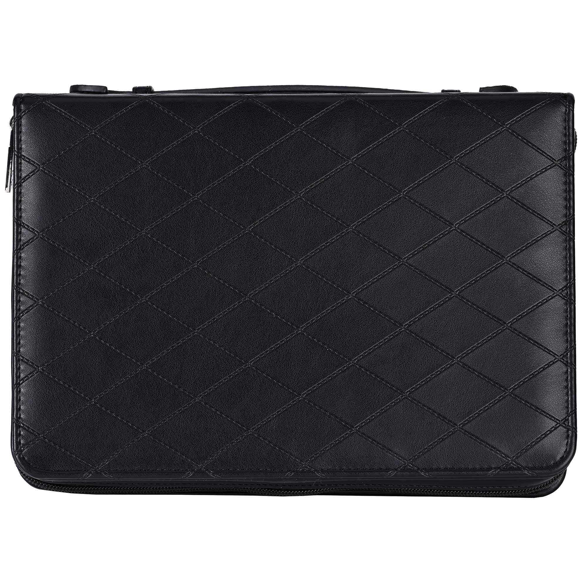 Cottage Garden - Wholesale Bible Cover - White Dove-Bible Case Quilted Amazing Love Black L1