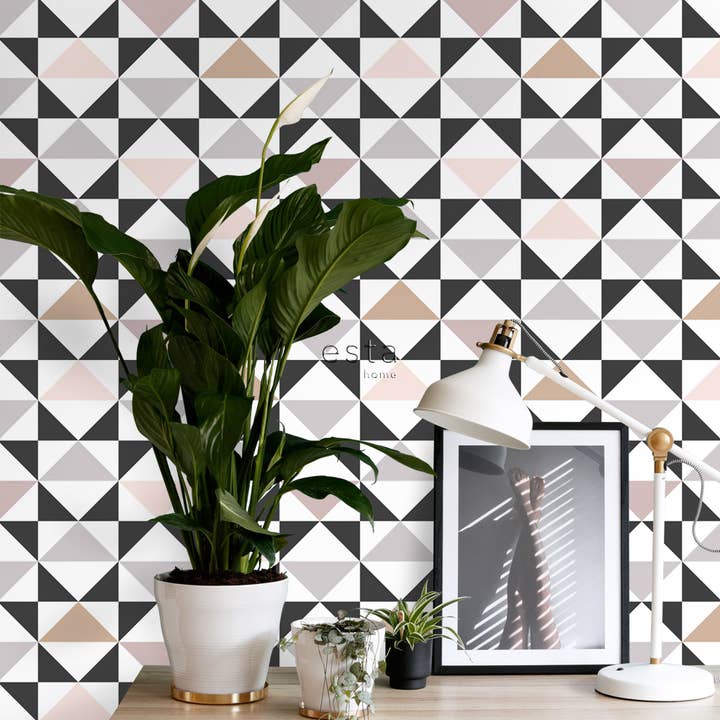 The Design Department b.v. - Wholesale Behangrol - Behang grafische driehoeken38
