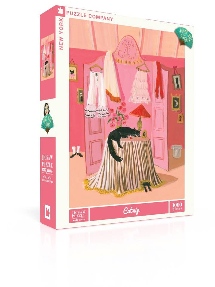 Catnip - 1000 Piece Jigsaw Puzzle for wholesale by New York Puzzle Company