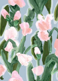 Paper Baristas - Wholesale Tea Towel - Tulips in Bloom | Recycled Microfiber Waffle Tea Towel1