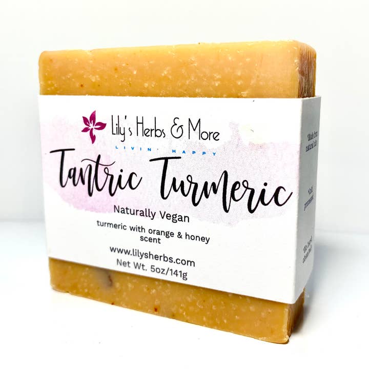 Tantric Turmeric Vegan Soap for wholesale by Lily’s