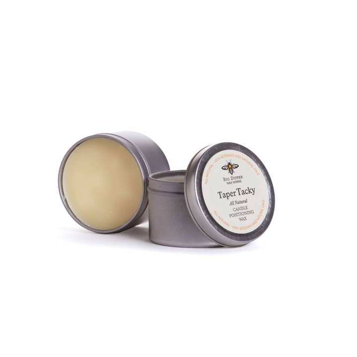 Big Dipper Wax Works - Wholesale Tapered Candle/Candlestick - Candle Positioning Wax – Beeswax Blend – 1.7 oz Tin1