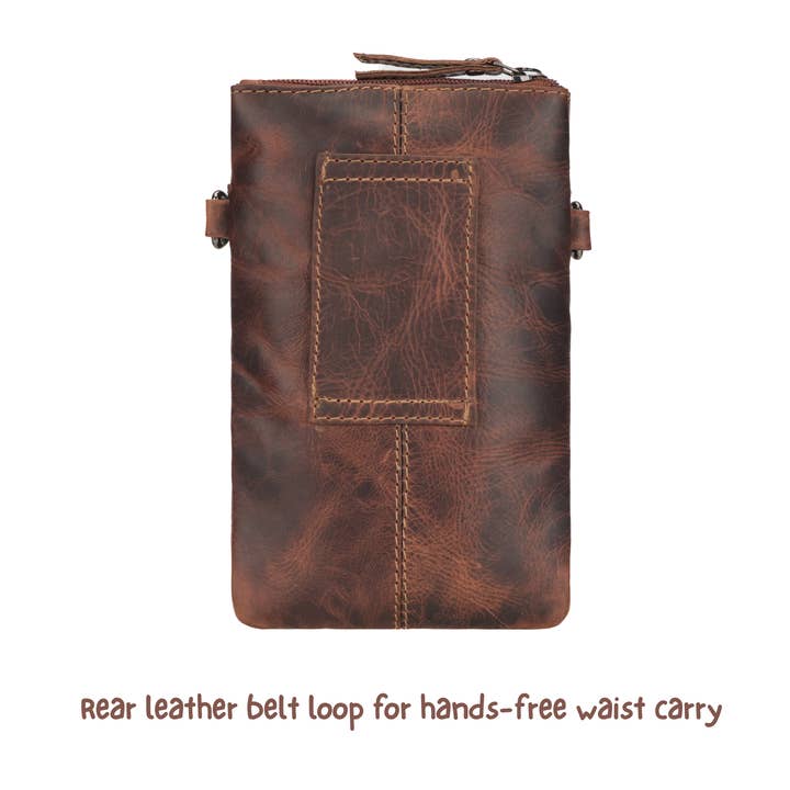 Minori Leather - Wholesale Belt Bag - Unisex - Ashford Sling Chestnut5