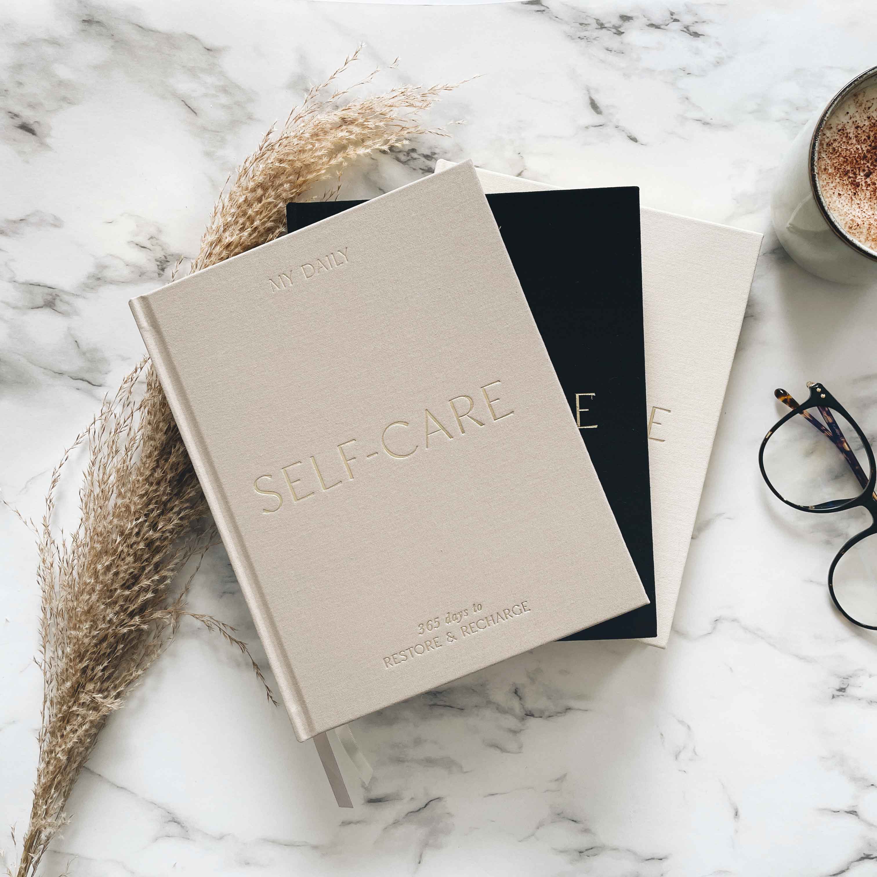 Blush And Gold – wholesale Journal/diary – My Daily Self-Care (Pebble) intentions and gratitude journal2