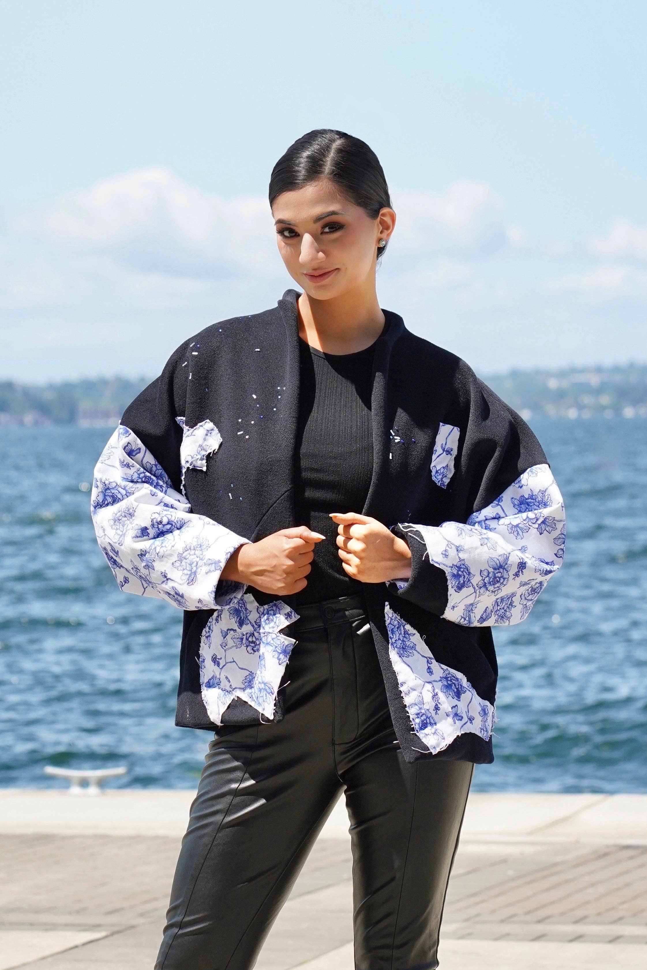 The House of Magsarili - Wholesale Coat - Women's - The Mending Collection---> Coat No.1 'Shattered'9