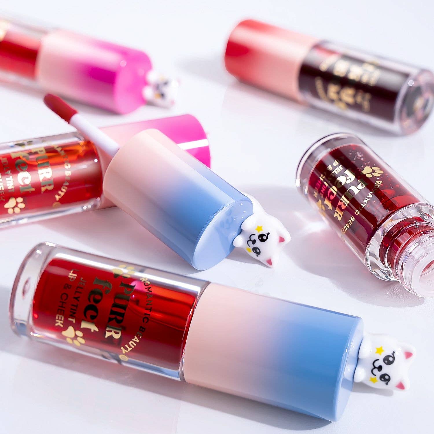 Diacly - Wholesale Lip Stain/Dye/Tint - 24pk Meow Purr Fect Lip Cheek Face Jelly Tint1