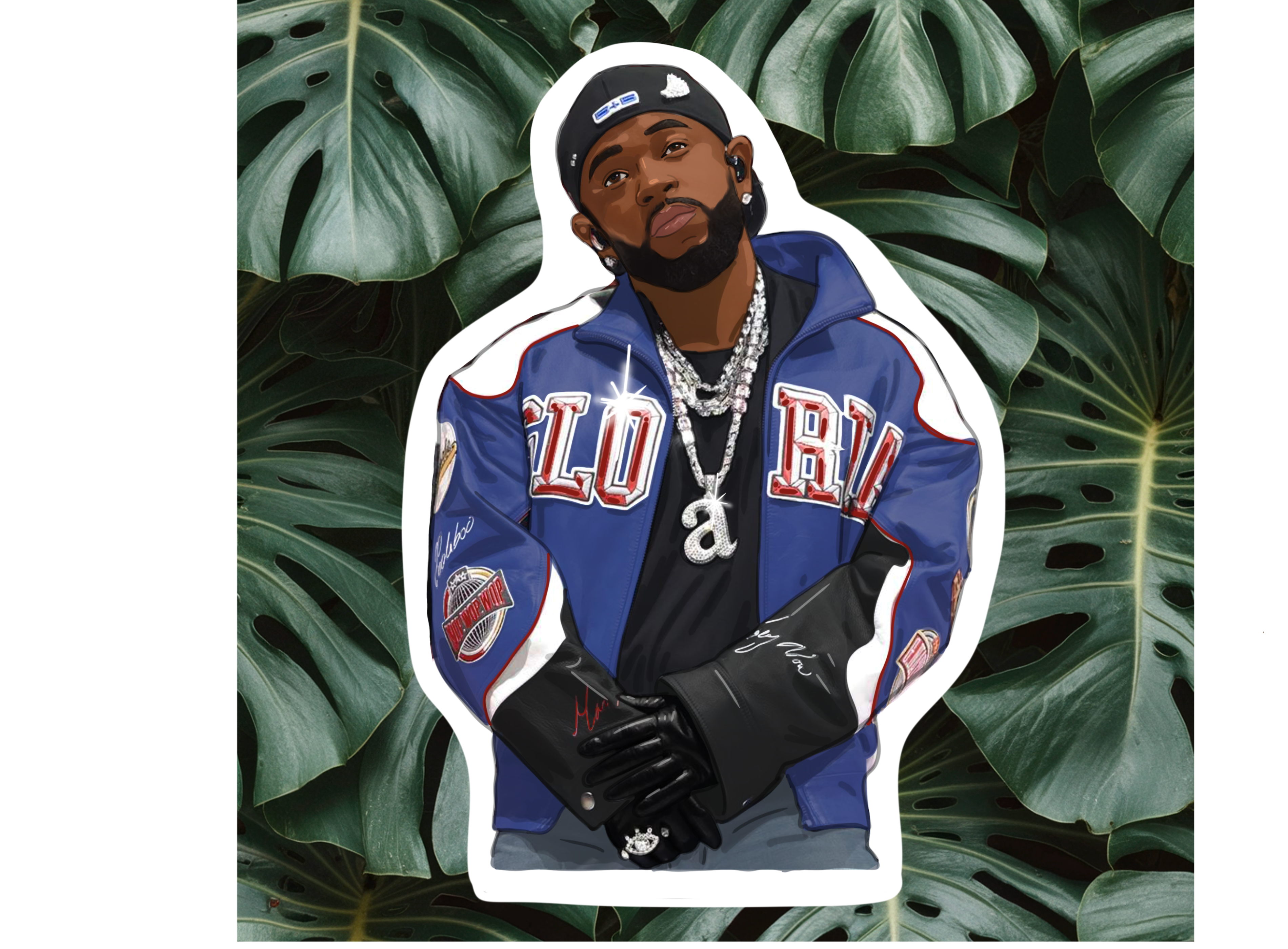 Cocollama Design - Wholesale Sticker - Kendrick Lamar Cute Vinyl Decal for Fans 2