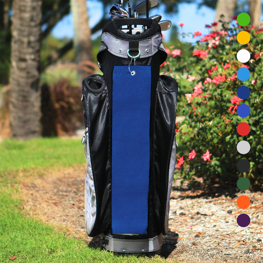 Pro Towels - Wholesale Sports Towel - Tri-Fold Diamond Velour Golf Towel: Grommet & Hook5