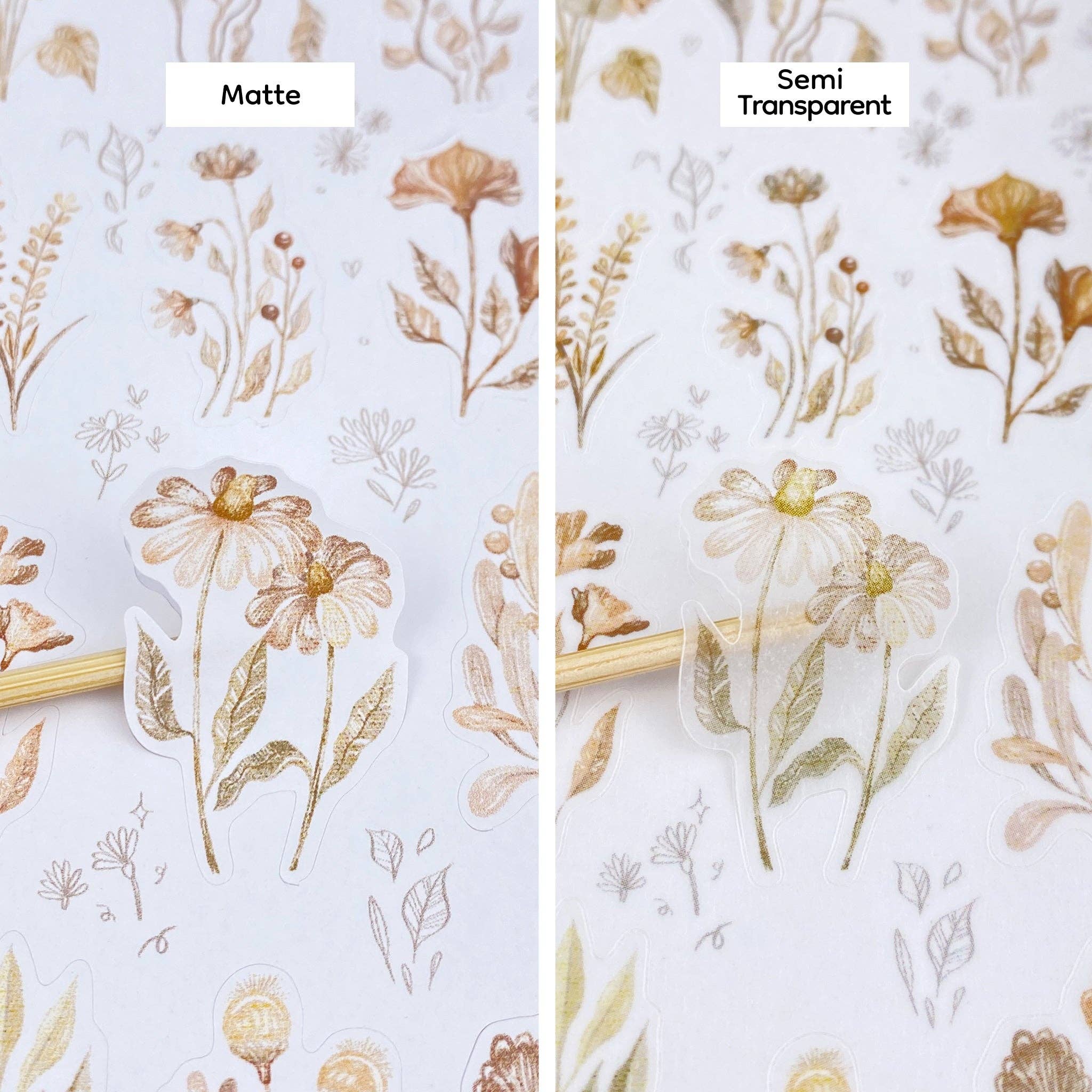 Lettoon – Großhandel Aufkleber – Stickerbogen – Sanfte Blumenmotive9