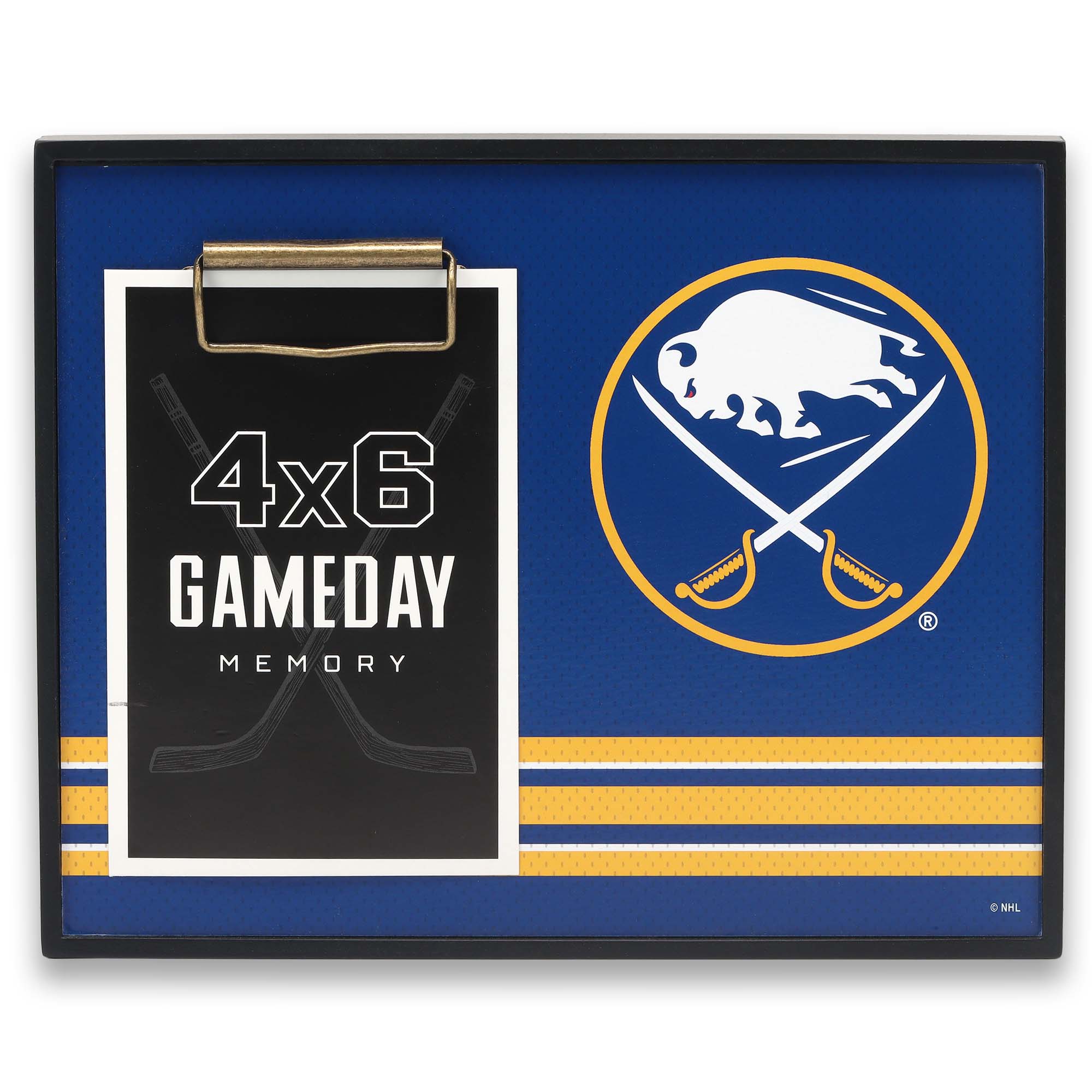 Open Road Brands, LLC - Vente Cadres photos - Cadre photo avec logo de l'équipe des Sabres de Buffalo de la LNH0