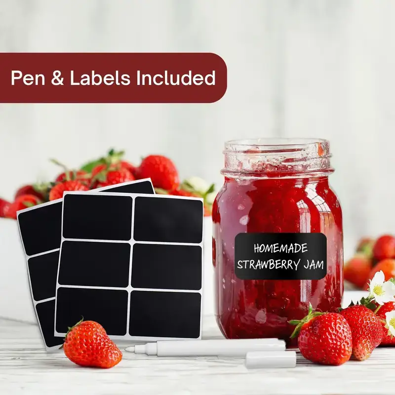 Jara Trading - Vente Pots - Pots de confiture avec couvercles - Pots de confiture hexagonaux ou ronds avec couvercles8