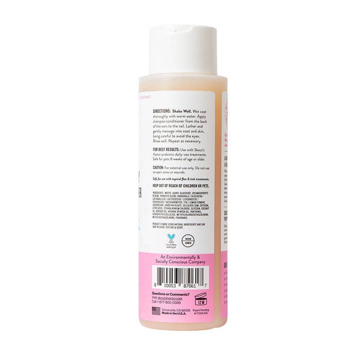 Pet Palette Distribution - Wholesale Pet Shampoo - Dog - Skout's Honor Probiotic Shampoo+Conditioner Happy Puppy 16oz