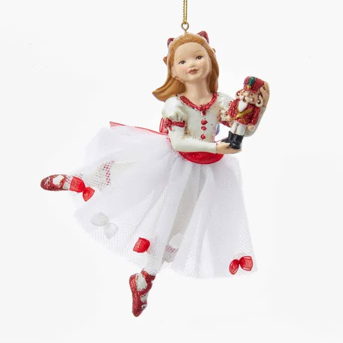 Kurt S. Adler, Inc. - Wholesale Ornament - 5.5"RESIN CLARA NUTCRACKER SUITE ORNAMENT0