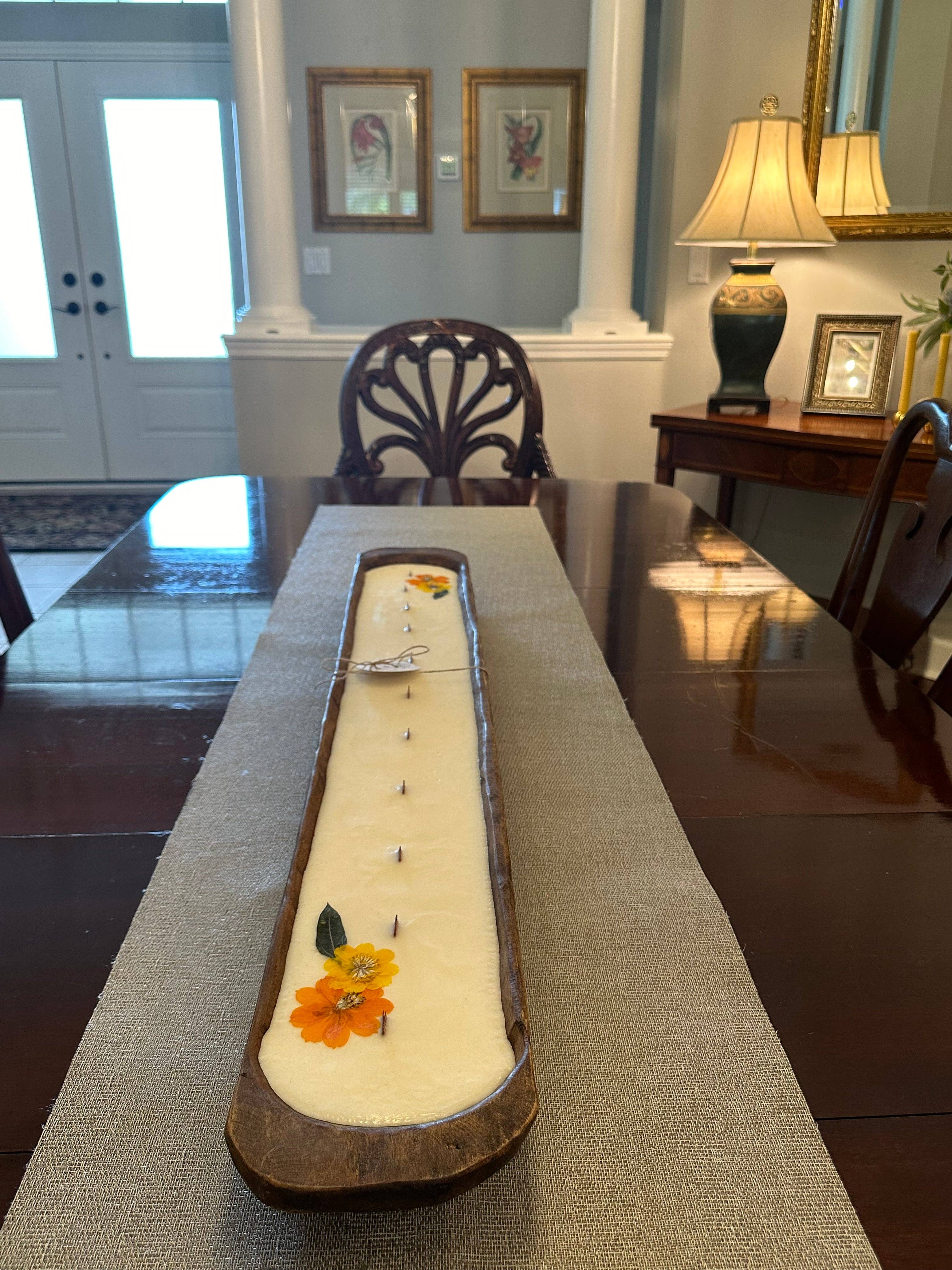 Brown's Creek Honey Farm - Wholesale Novelty Candle - Large Baguette Dough Bowl Candle0