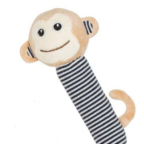Navy Monkey Rattle for wholesale by Emotion & Kids