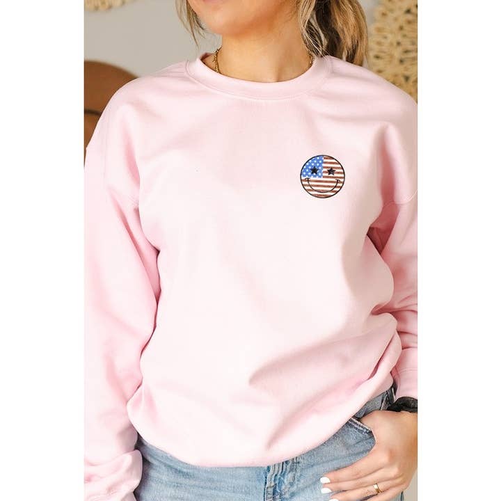 AMERICA FACE VINTAGE GRAPHIC SWEATSHIRT for wholesale by Clothing of America