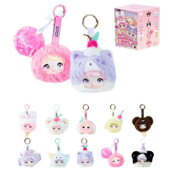 Showcase - Wholesale Keychain - Women's - Nommi 100% Sweetness Series Kawaii Plush Doll Keychain Blind Box (1pc)8