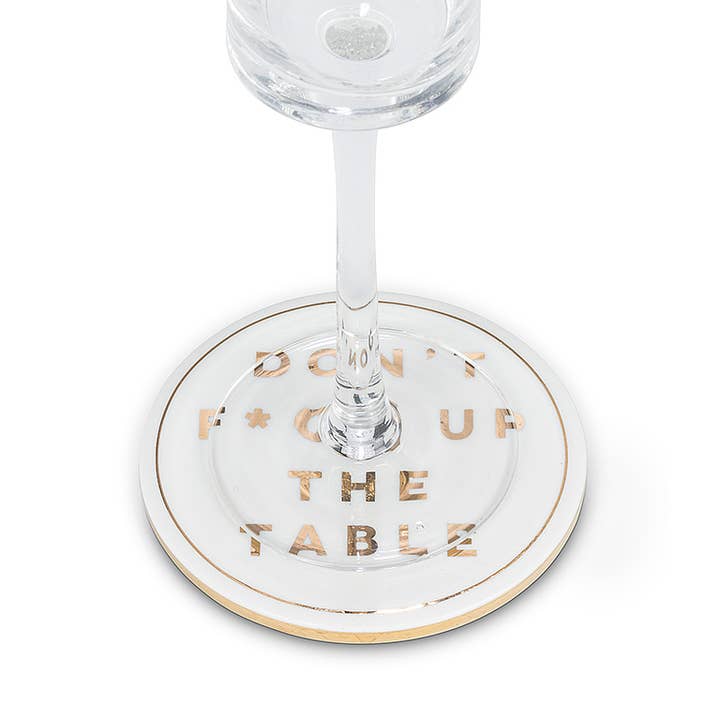Abbott - Wholesale Coasters - F*ck Up Table Coaster-4"D-806