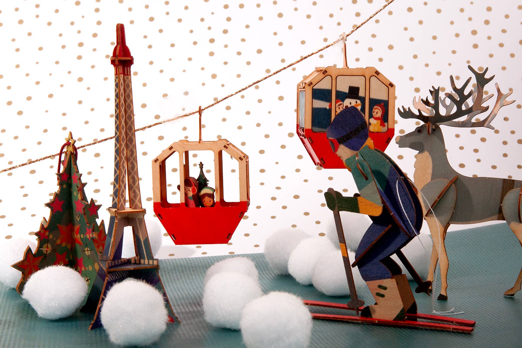 Formes Berlin GbR - Wholesale Christmas Decoration - Gondola 3D decorative greeting card (copy)5