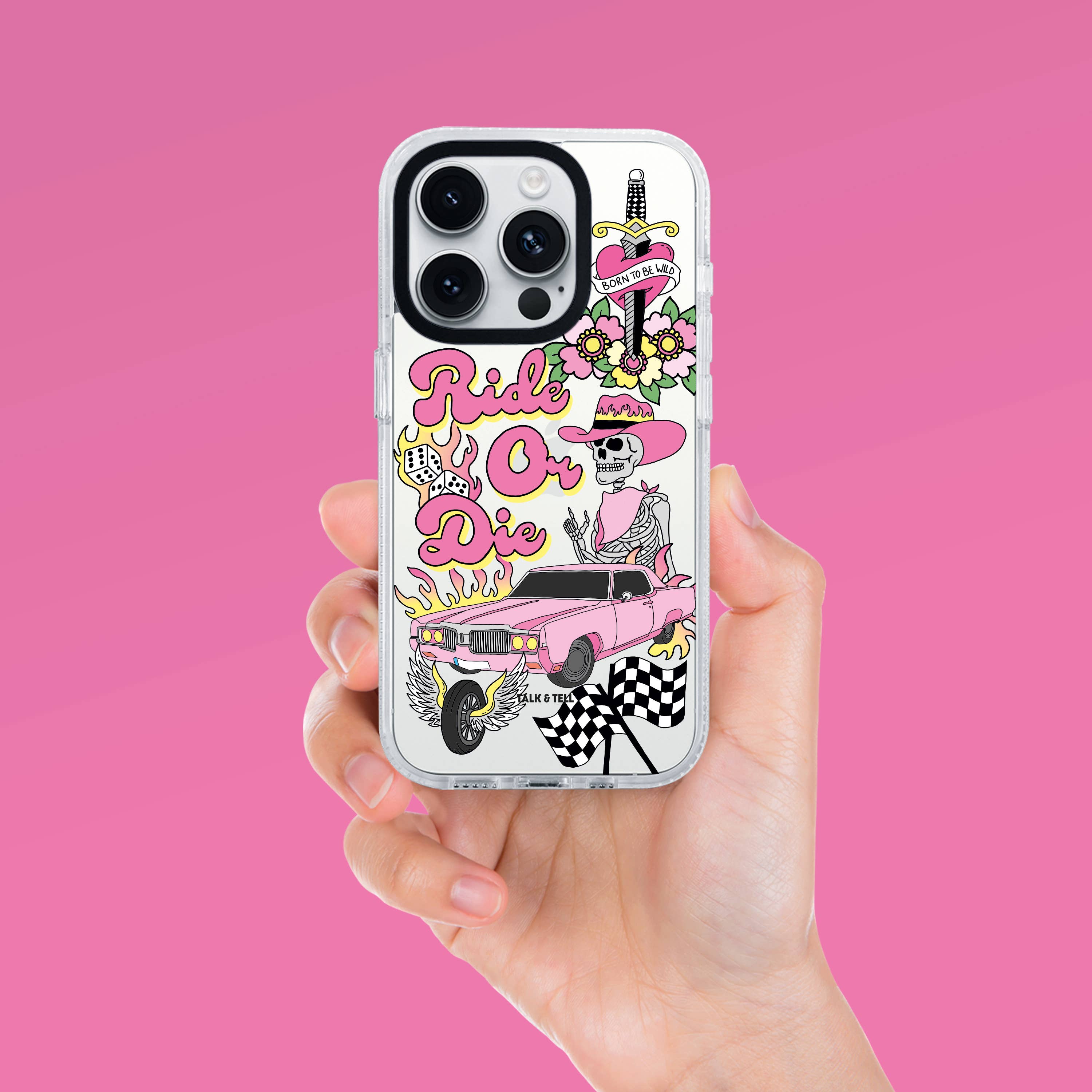 Talk and Tell – wholesale Phone case – Unisex – Ride or Die iPhone Case5