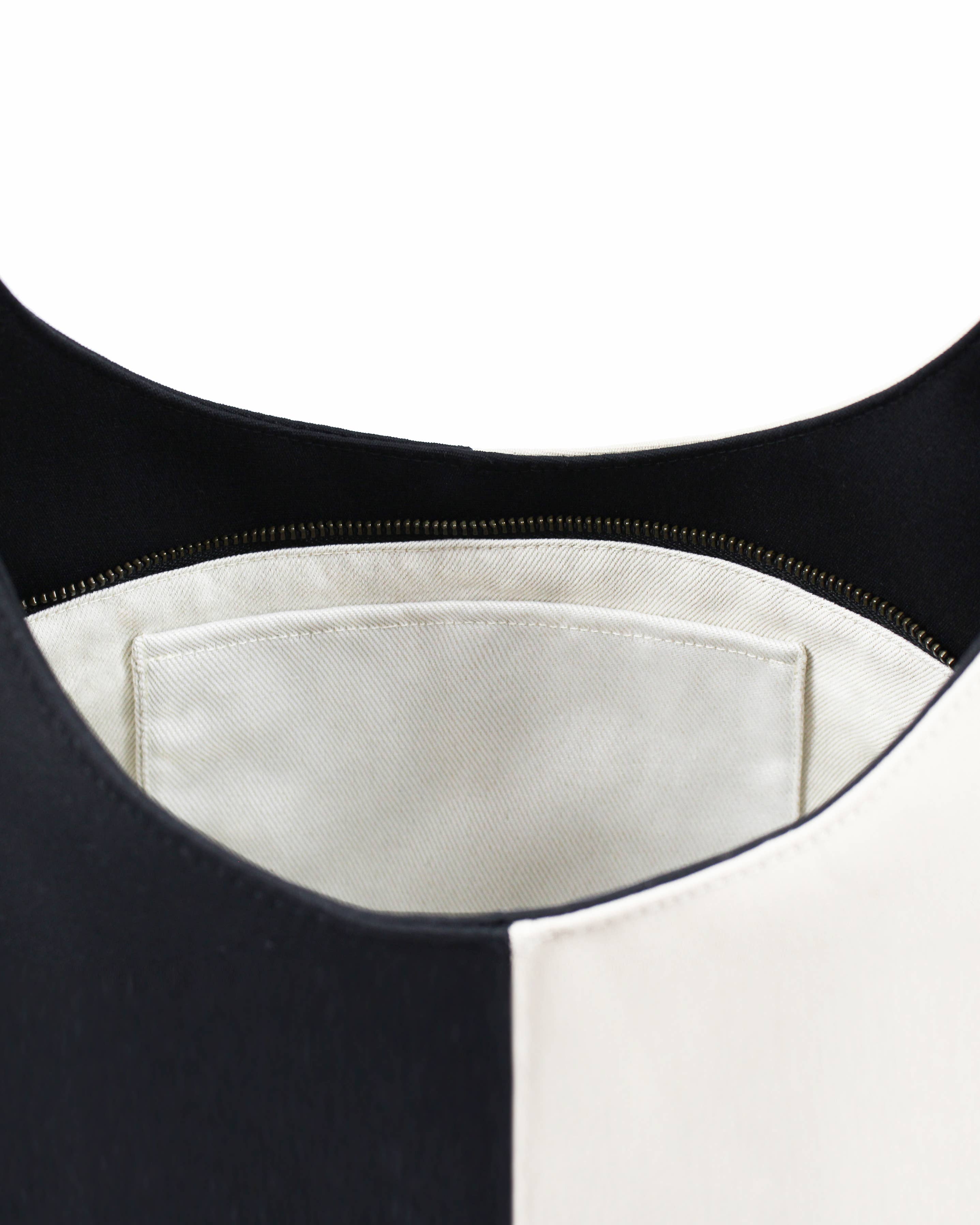 Reliée Studio - Wholesale Shoulder Bag - Women's - Bicolor moon bag - Maxi Bea7