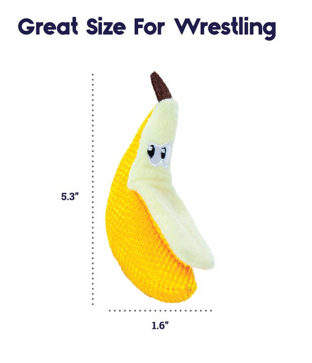 Pet Palette Distribution - Wholesale Pet Toy - Cat - Catstages Dental Banana Yellow4