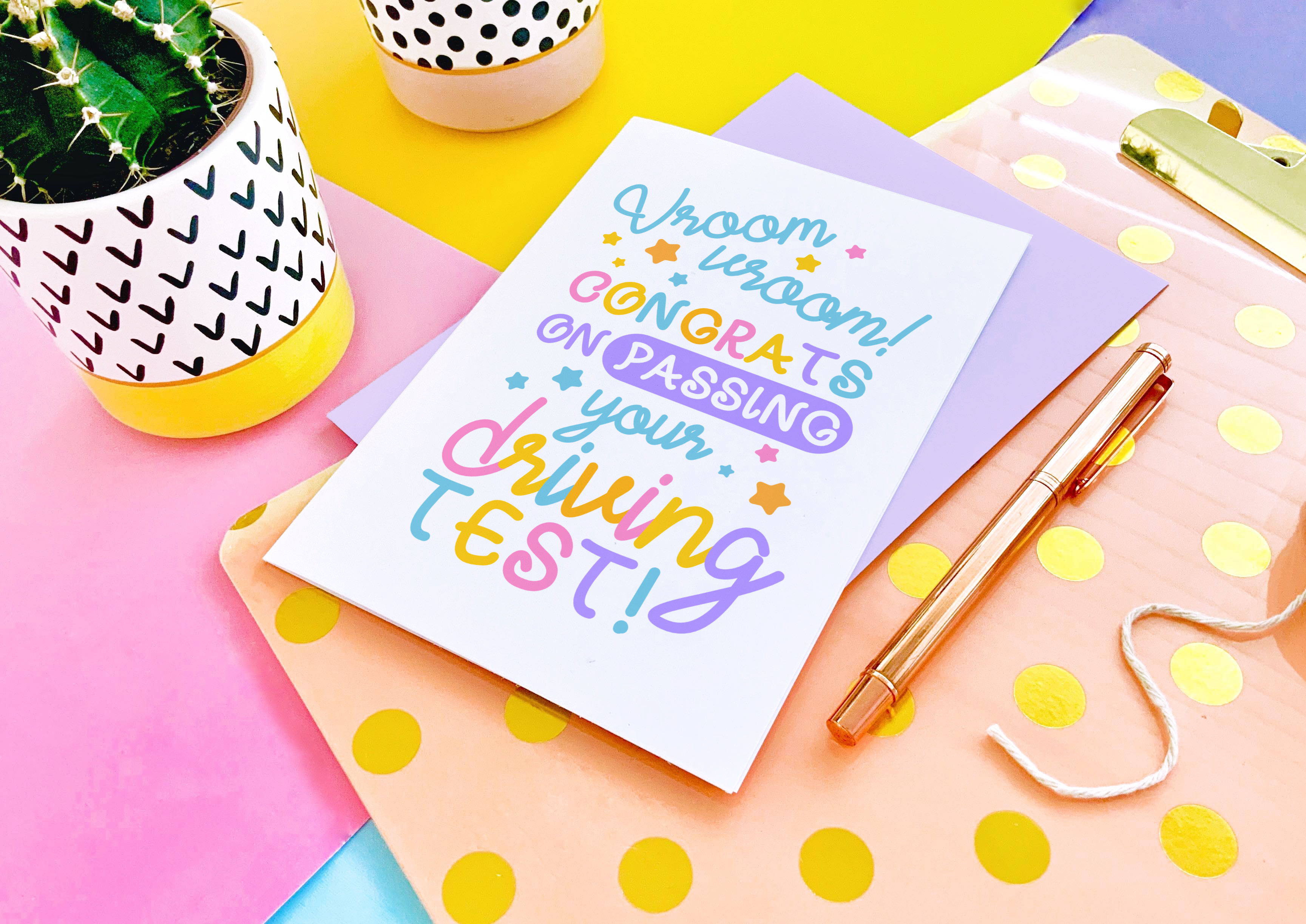 CoconuTacha - Wholesale Congratulations Card - Driving Test Greeting Card4