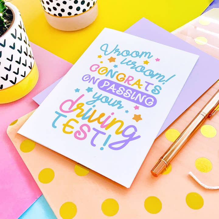 CoconuTacha - Wholesale Congratulations Card - Driving Test Greeting Card4