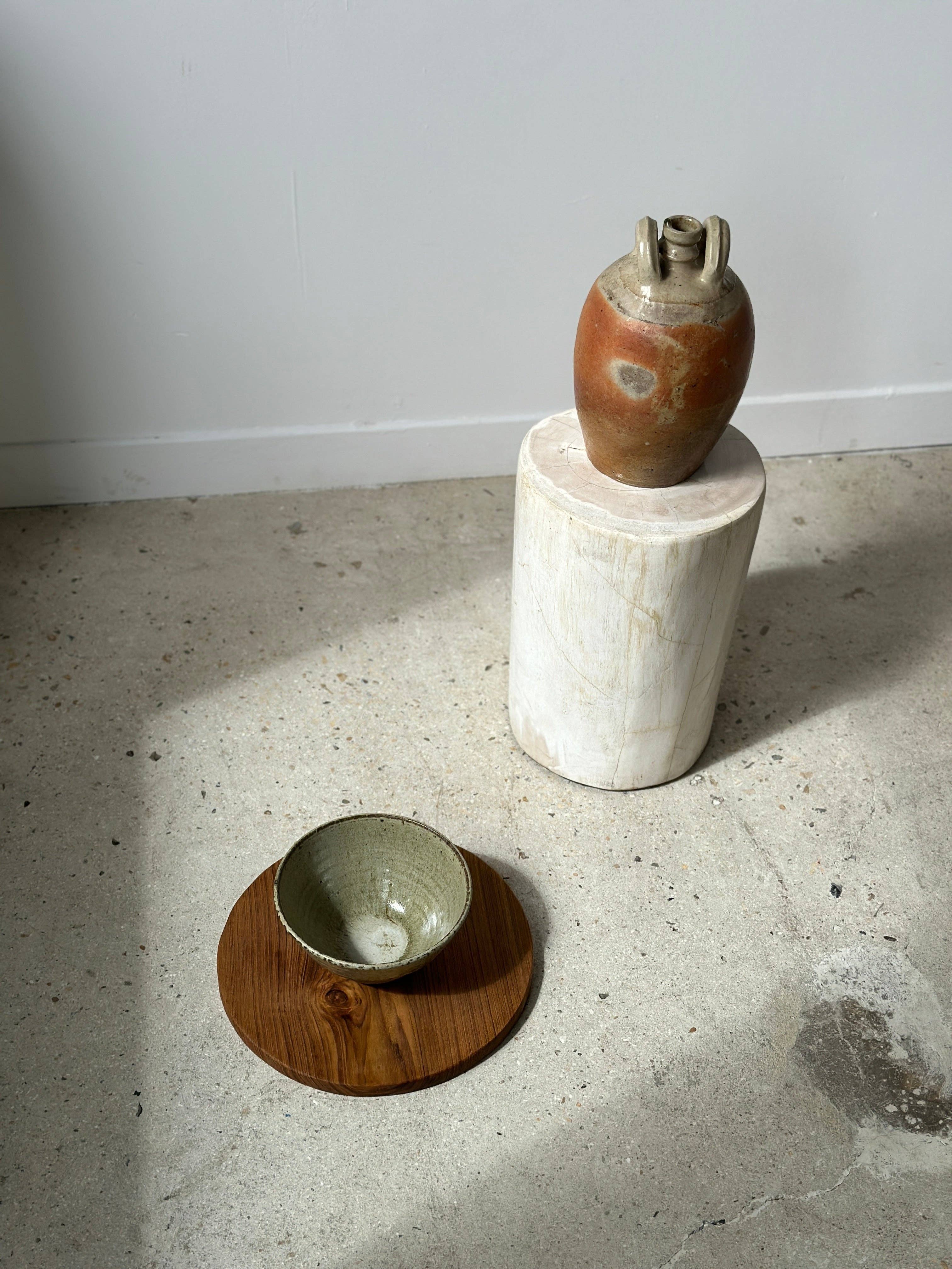 Office Objets – wholesale Skärbräda – Rund skärbräda i urholkad teak D:3060