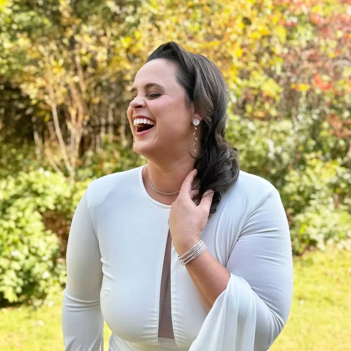 Aqua Essence Co - Wholesale Jewelry Set - Elise Bridal Set | Handcrafted Silver Wedding Jewelry7