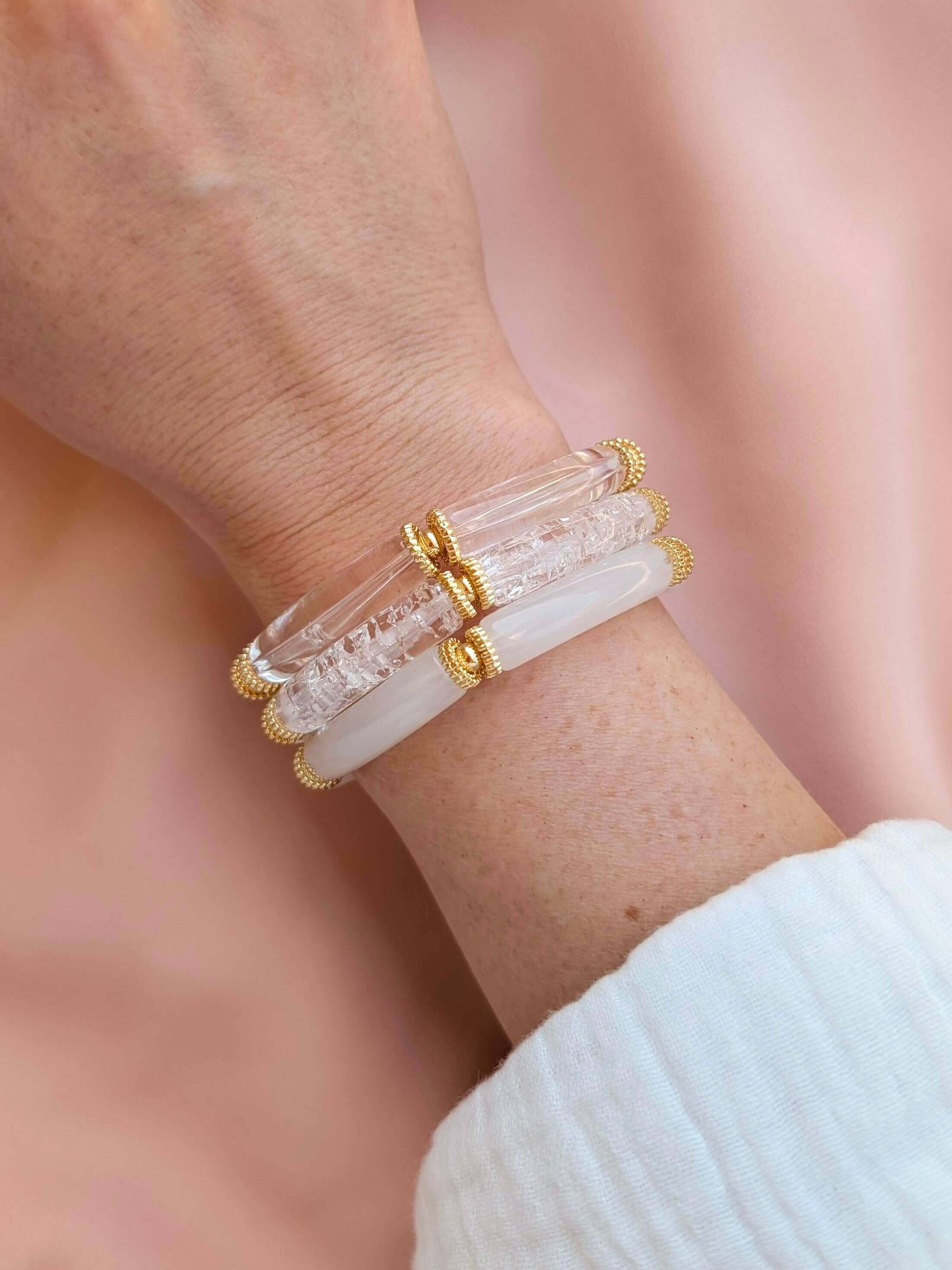 L'Atelier d'Artémis - Venta al por mayor Pulsera de cuentas - Pulsera elástica SALMA7