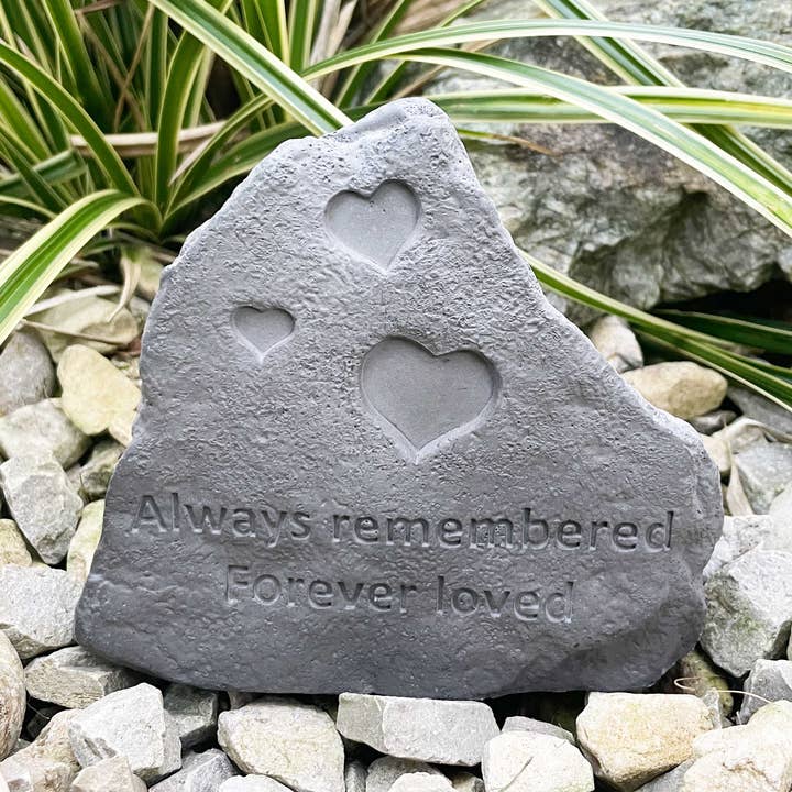 Piedra conmemorativa siempre recordada para venta al por mayor de The Lovely Gift Group